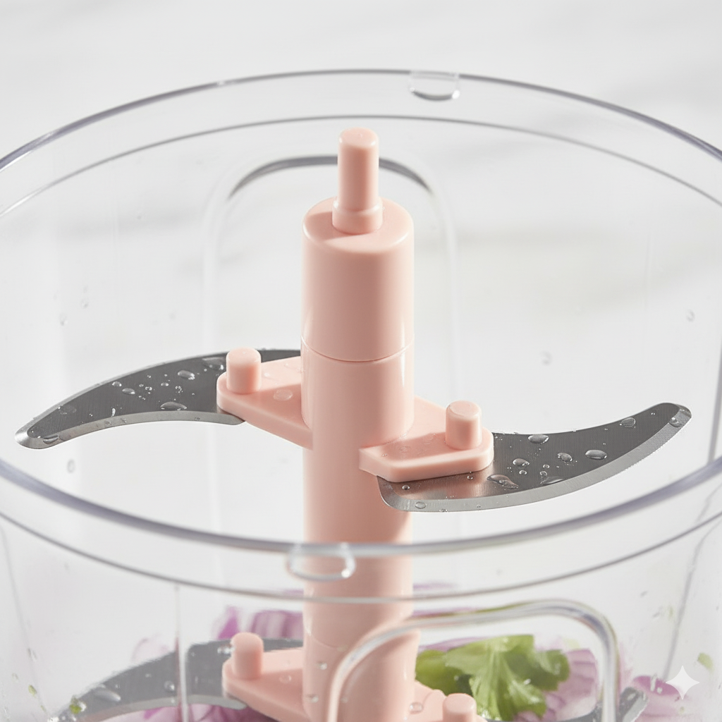 Manual Hand Pull Chopper – Onion, Garlic & Vegetable Cutter